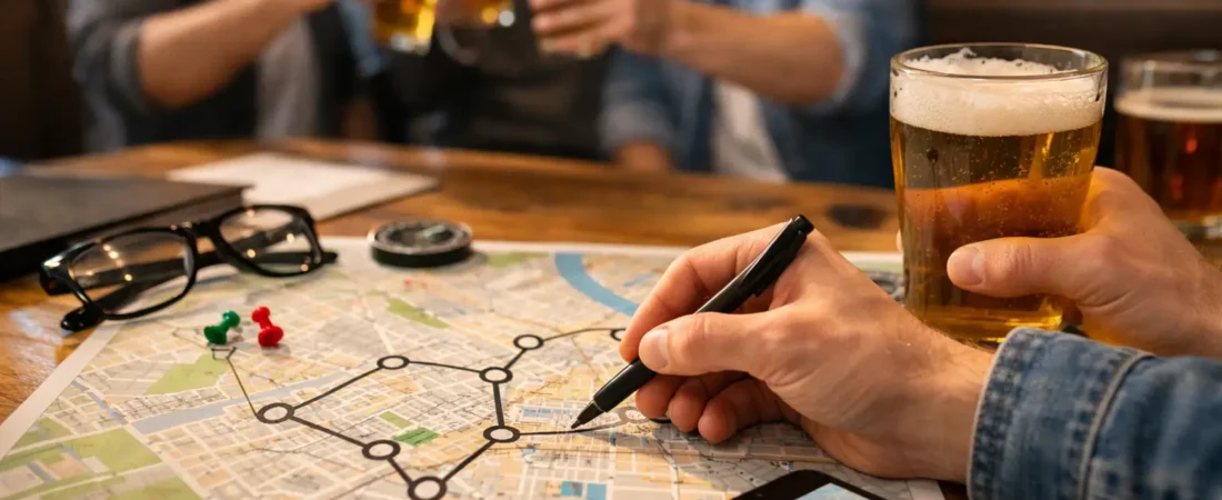 How to Plan Pub Crawl Routes That Work