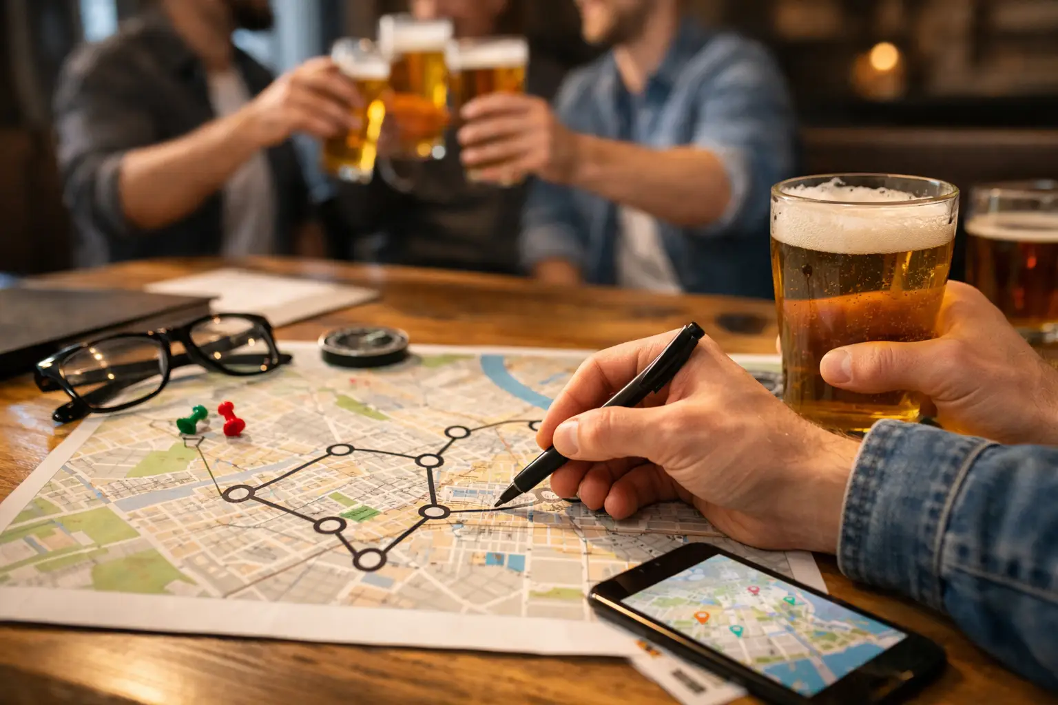 How to Plan Pub Crawl Routes That Work