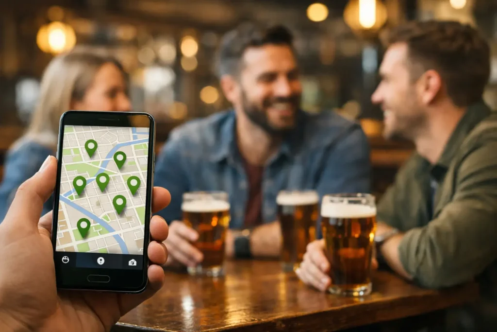 Android Pub Finder App for Better Pub Trips