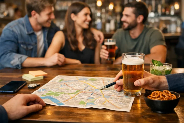 Pub Crawl Planning Example for a Better Night